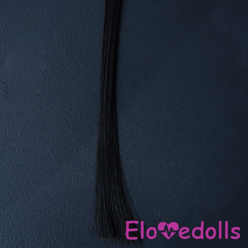 black synthetic implanted hair upgrade